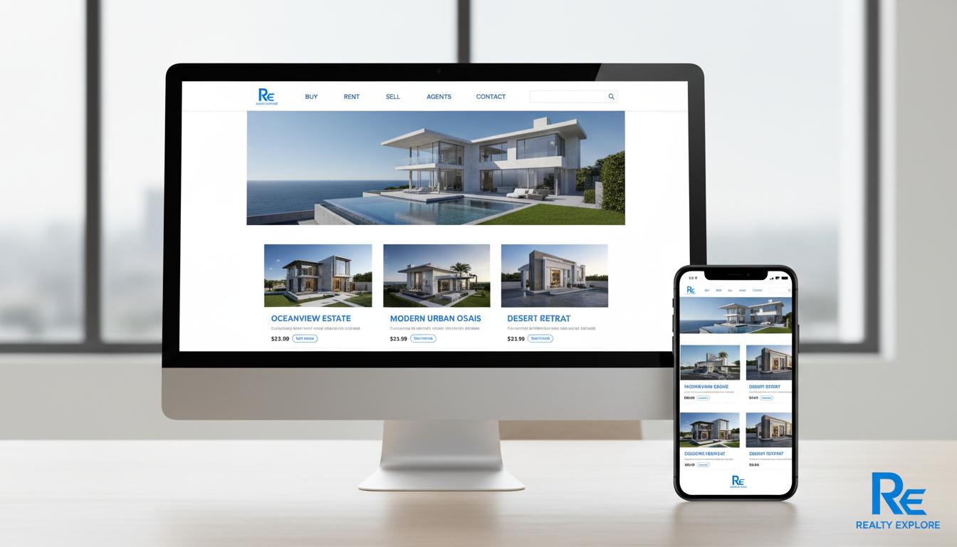 Real estate website project